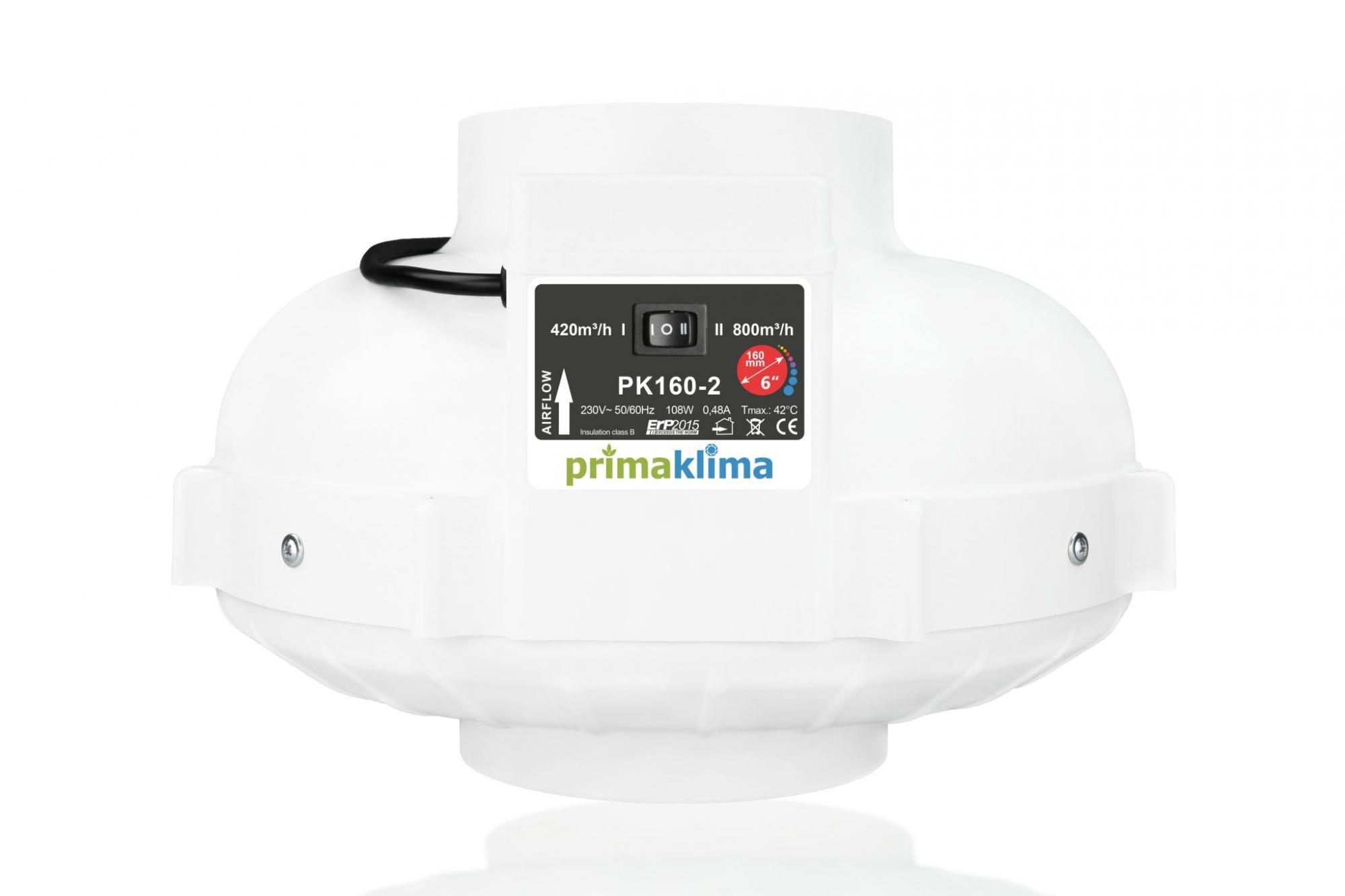 Prima Klima PK160-2 800(420)m³/h, Ø160mm