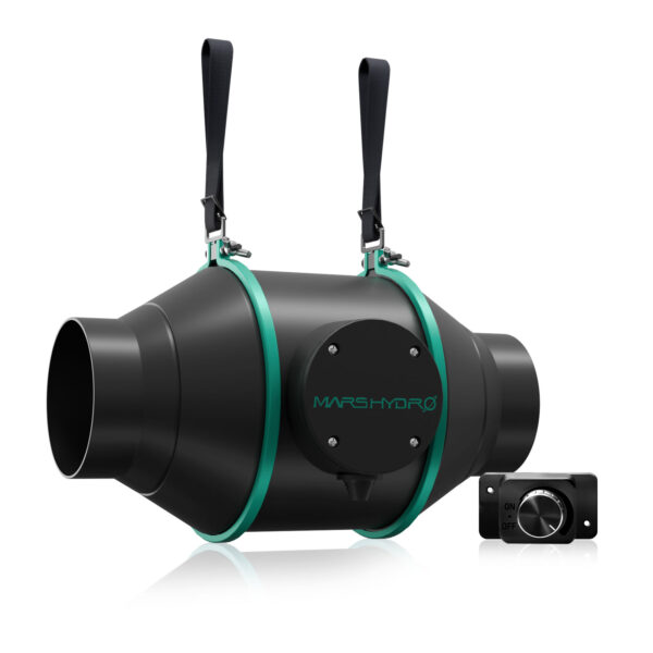 Mars Hydro 4″ (100mm) Inline-Kanalventilator mit Geschwindigkeitsregler