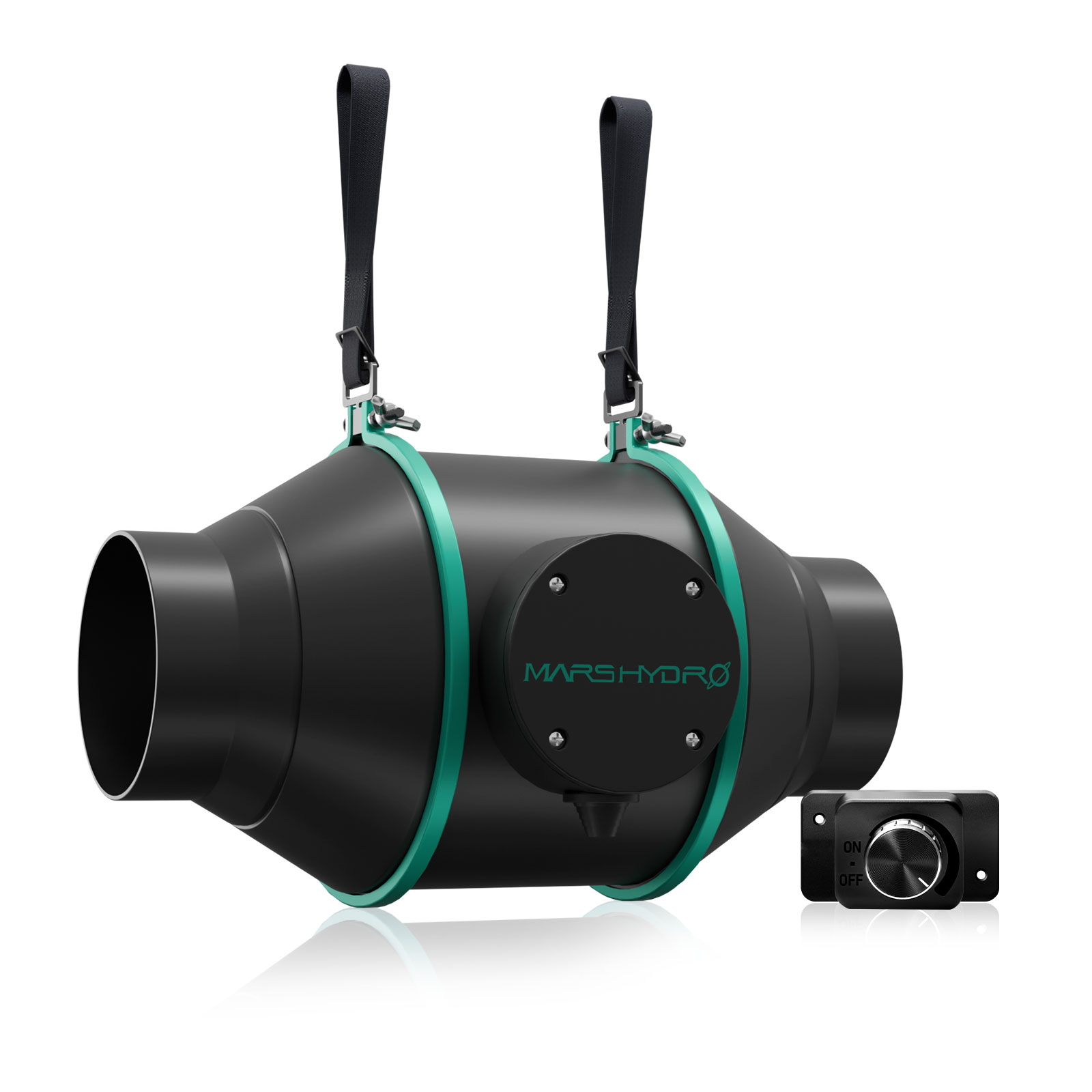 Mars Hydro 4″ (100mm) Inline-Kanalventilator mit Geschwindigkeitsregler